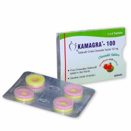 Kamagra Polo 100 - Sildenafil Citrate - Ajanta Pharma, India