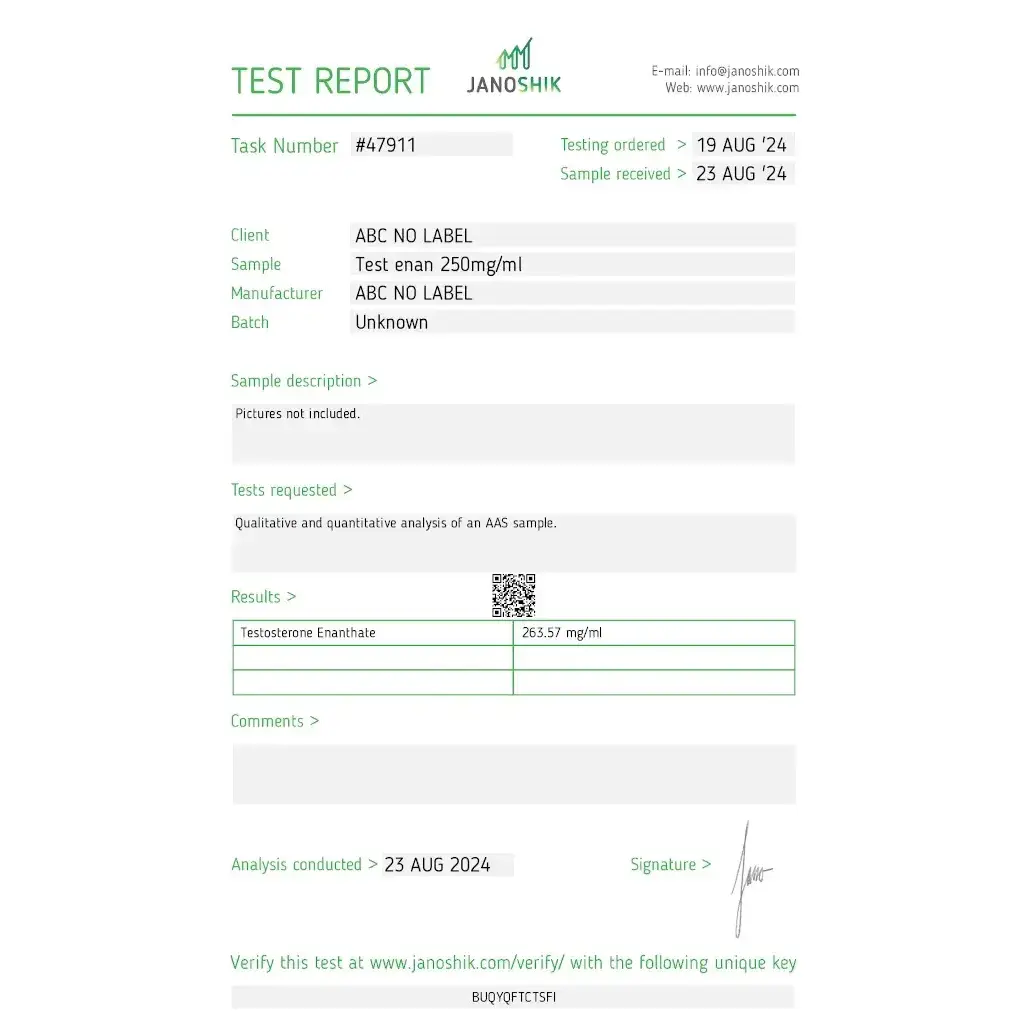 Testosterone Enanthate 250 Testosterone Enanthate 250